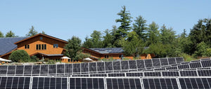 solar panels at Badger in Gilsum New Hampshire