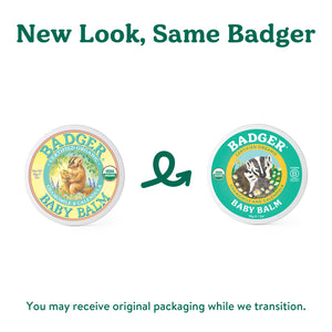 baby balm organic moisturizer new look, same Badger