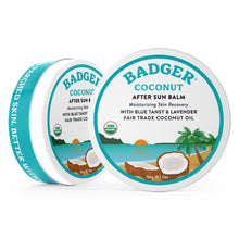 Load image into Gallery viewer, coconut after sun balm tin side