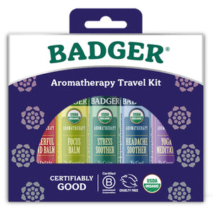 organic aromatherapy travel kit box