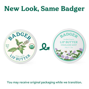 mint lip butter new look same badger