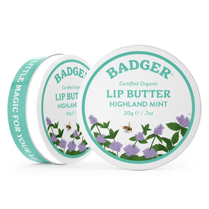 mint lip butter tins