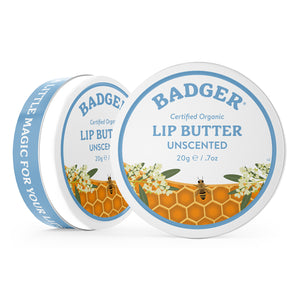 unscented lip butter tins