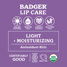 Load image into Gallery viewer, 8 pack classic organic lip balms certifications
