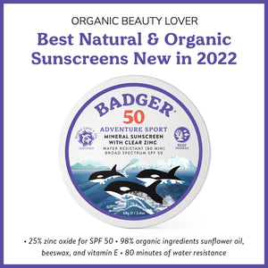 Organic Beauty 2022 Best Sunscreen Award