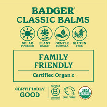Load image into Gallery viewer, organic aromatic chest rub certifications