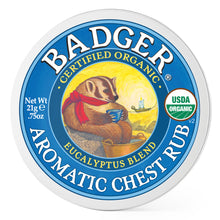 Load image into Gallery viewer, organic aromatic chest rub small tin