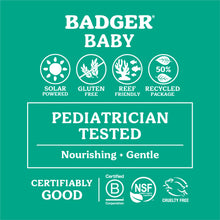 Load image into Gallery viewer, baby mineral sunscreen cream certifications
