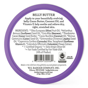 organic belly butter ingredients