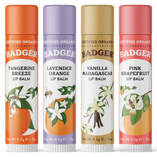 Load image into Gallery viewer, classic lip balm 4 pack gold box sticks