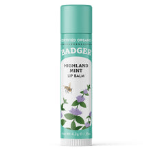 Load image into Gallery viewer, organic lip balm highland mint