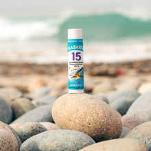 Load image into Gallery viewer, lip sunscreen mineral zinc oxide SPF 15 lip balm lifestyle