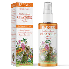 Load image into Gallery viewer, organic seabuckthorn face cleansing oil bottle box