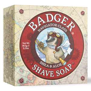 organic shaving soap bar box