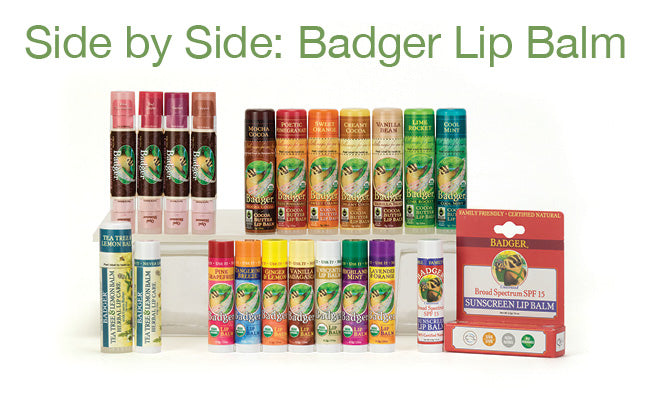 Side by Side: Badger Lip Balm