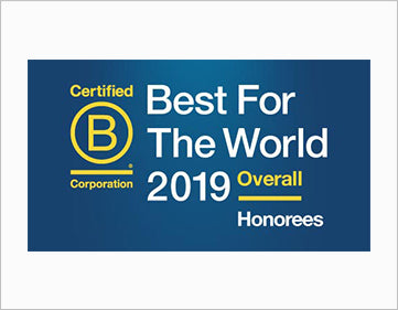 Badger Award - 2019 BCorp Best for the world