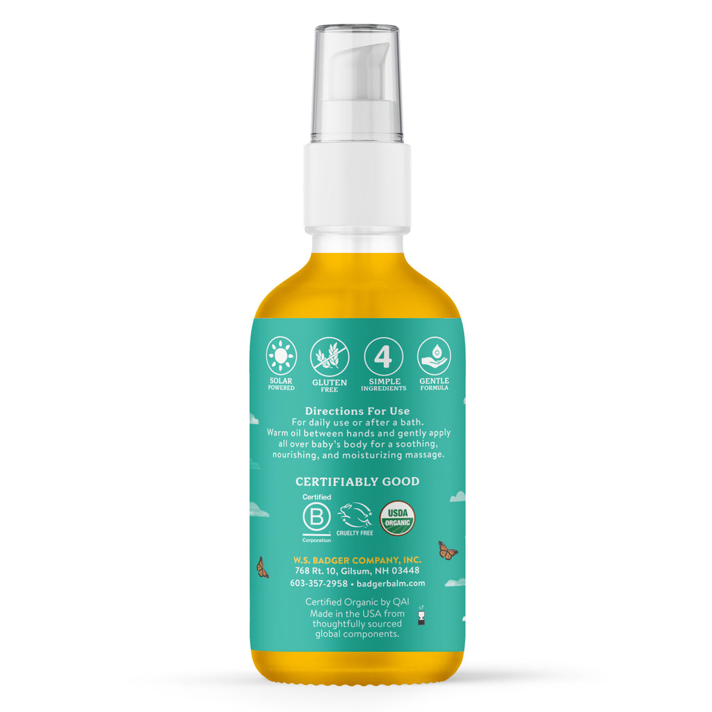 Badger Baby Oil (4 fl oz) Badger Baby Oil (4 fl oz)