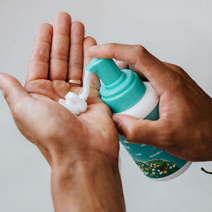 baby foaming shampoo and wash lifestyle