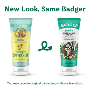 organic zinc oxide diaper cream new look, same Badger