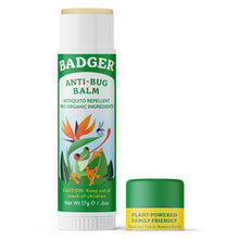 Load image into Gallery viewer, natural organic bug repellent stick open cap
