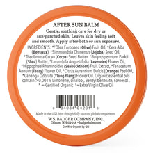 Load image into Gallery viewer, after sun balm tin back
