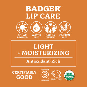 unscented organic lip balm certifications
