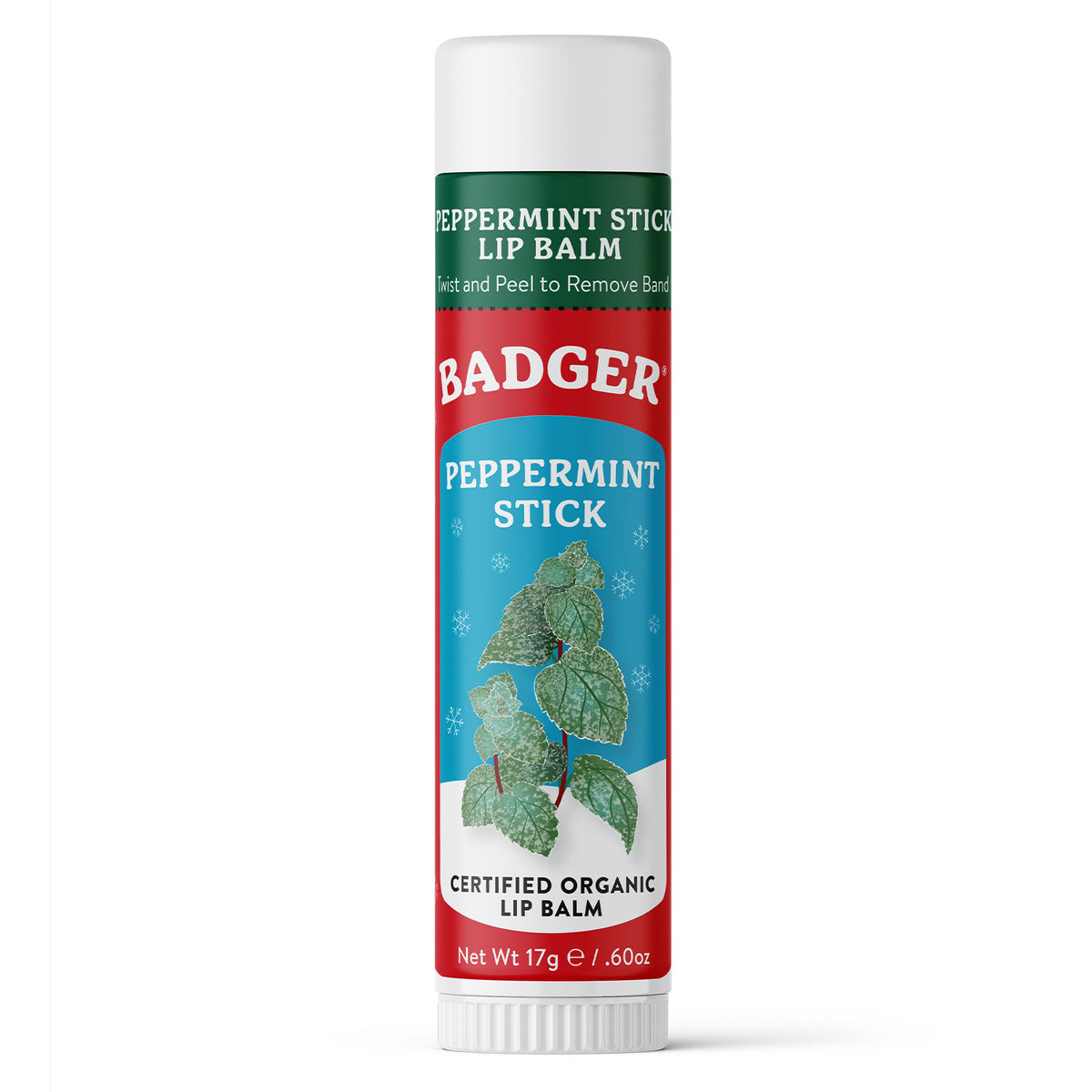Holiday Jumbo Lip Balm - Peppermint Stick