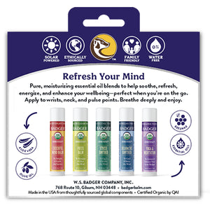 aromatherapy travel kit back
