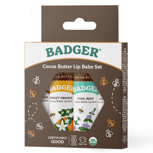 cocoa butter lip balm 4 pack box angled