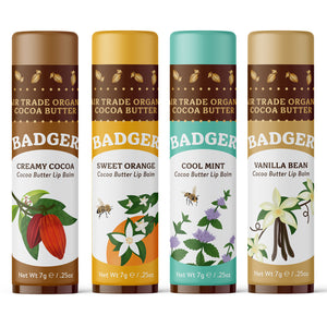 cocoa butter lip balm 4 pack sticks