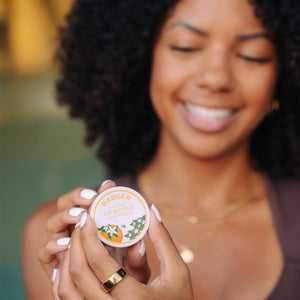 sweet orange lip butter tin