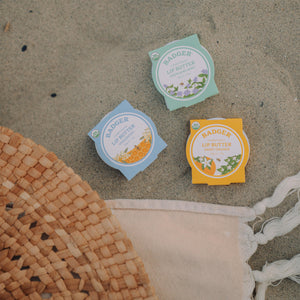 organic lip butter tins