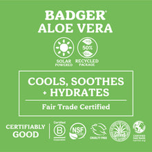 Load image into Gallery viewer, organic aloe vera gel certifications

