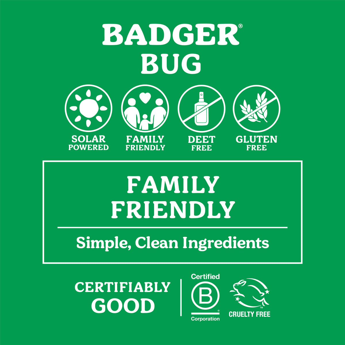 Bug Spray - Organic Natural Bug Repellent Spray | Badger Balm