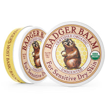 Load image into Gallery viewer, badger balm unscented hand moisturizer side
