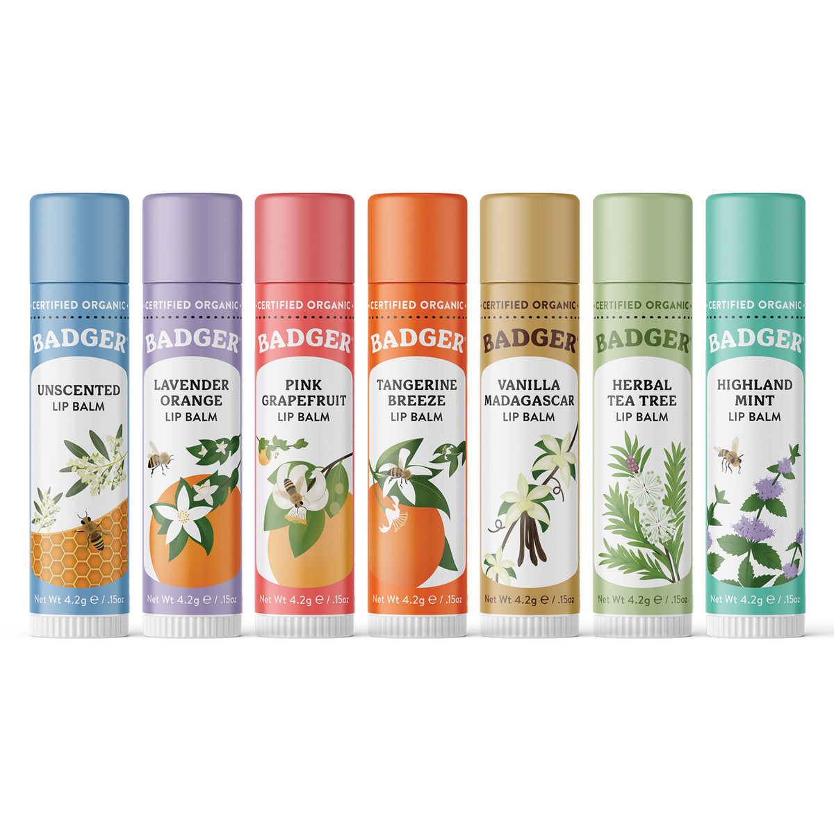 Lip Balm Gift 7-Pack - Classic Rainbow