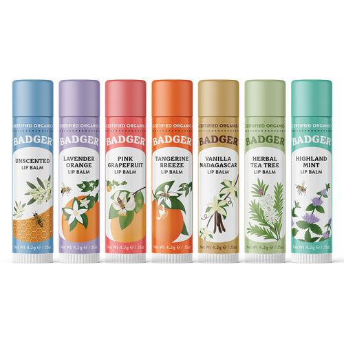 organic lip balm 7-pack