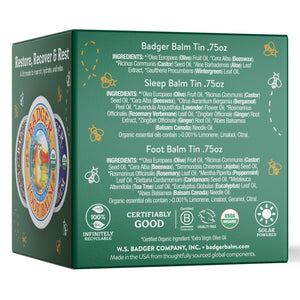 Restore recover rest kit of 3 tins back