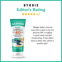 Load image into Gallery viewer, Byrdie 2022 Best Baby Sunscreen Badger

