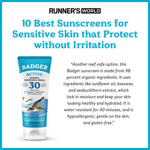 Load image into Gallery viewer, Runner&#39;s World 2022 Best Sunscreens Badger
