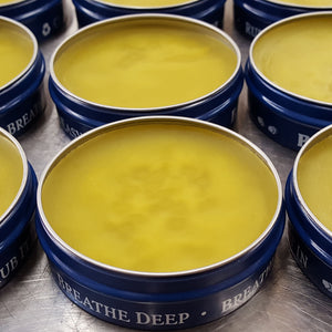 organic aromatic chest rub tins