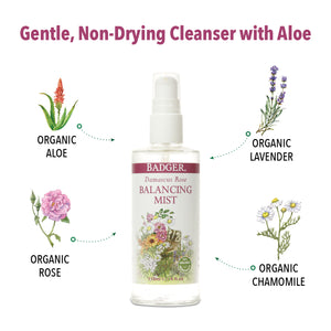balancing mist organic rosewater organic ingeredients