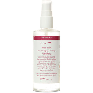 balancing mist organic rosewater side