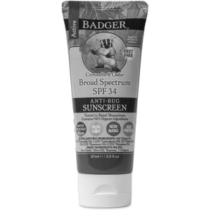 SPF 34 anti bug sunscreen badger discontinued