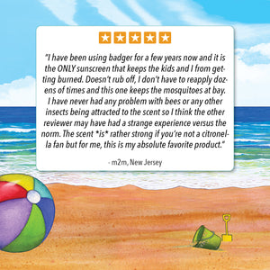 bug repellent sunscreen Badger review