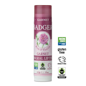 certifications mineral lip tint garnet Badger