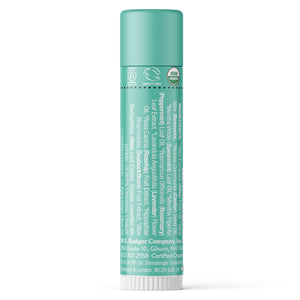 highland mint organic lip balm back of tube