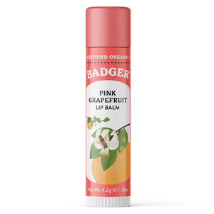 organic lip balm pink grapefruit