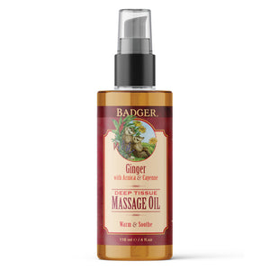 organic deep tissue massage oil