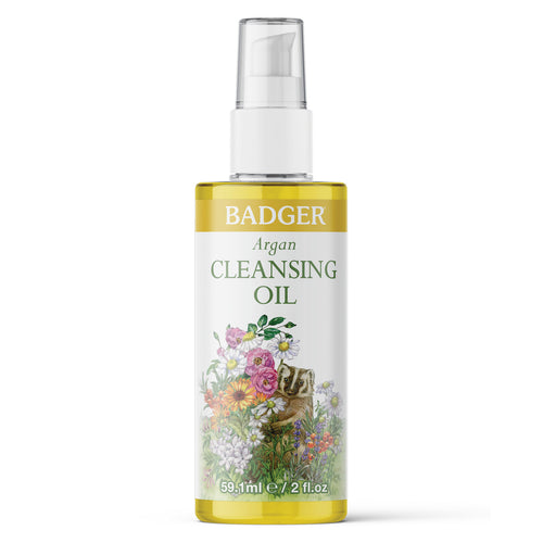 organic argan face cleansing oil